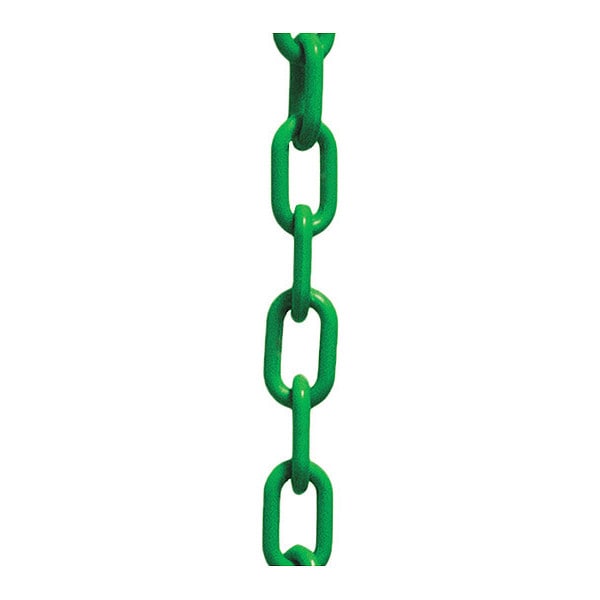 Mr. Chain Plastic HD Chain 2" x 100 ft., Green - 51004-100