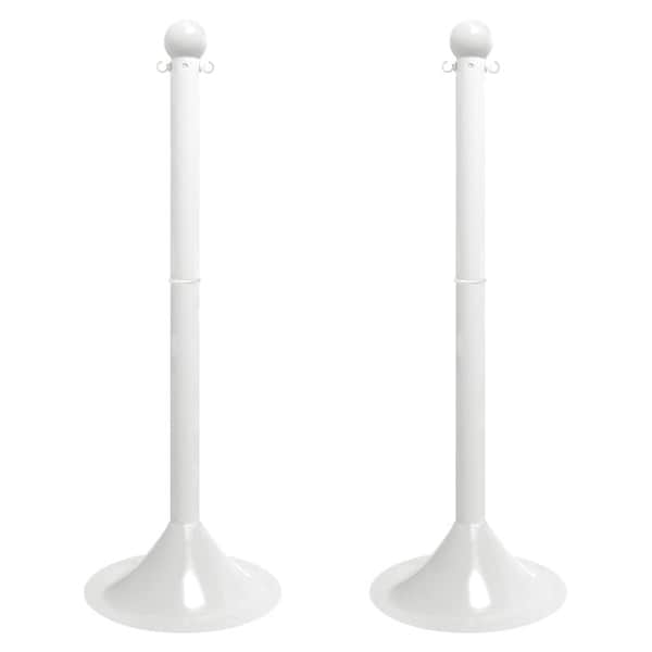 Mr. Chain Safety Orange HD Stowable Stanchion, 6PK - 93612-4