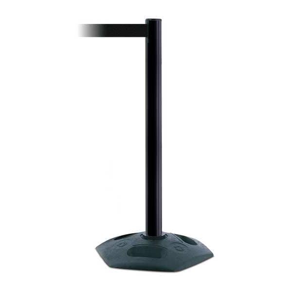 Tensabarrier Barrier Post with Belt, 7 1/2 ft Length, 38 in Post Height, No Legend - 886-33-STD-NO-B9X-C