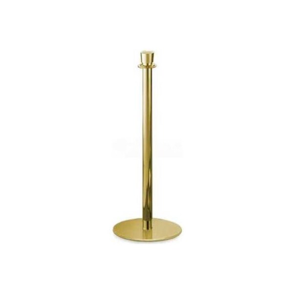 Lavi Industries Lavi Industries Regal Portable Queueing Post, 38"H Clear Coat Polished Brass Post - 40210