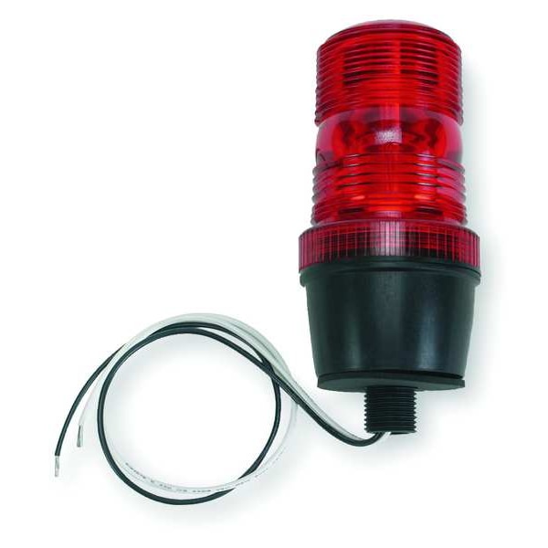 Zoro Select Warning Light, Red, Strobe Tube, 120V AC, 72 Flashes per Minute, 8,000 Hour Lamp Life - 2ERP4