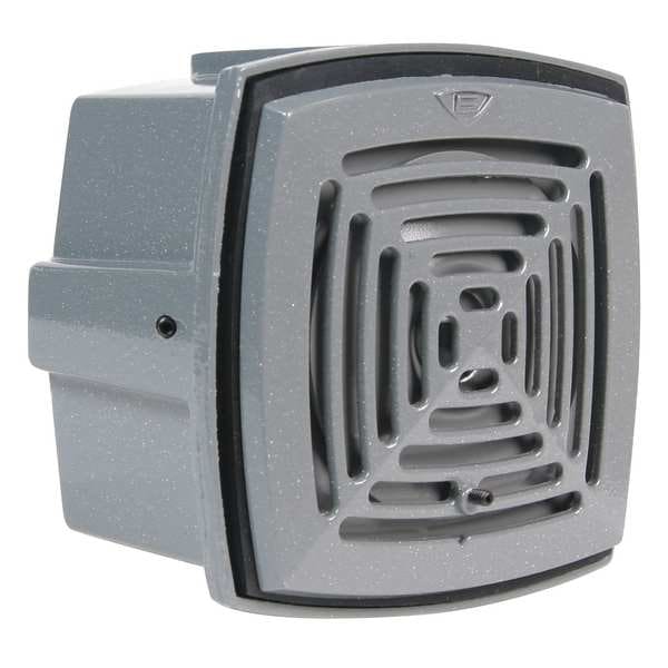 Edwards Signaling Weatherproof Vibrating Horn, 120V AC, Indoor/Outdoor, Surface Mount, .13 Amps, Continuous Sound - 876-N5