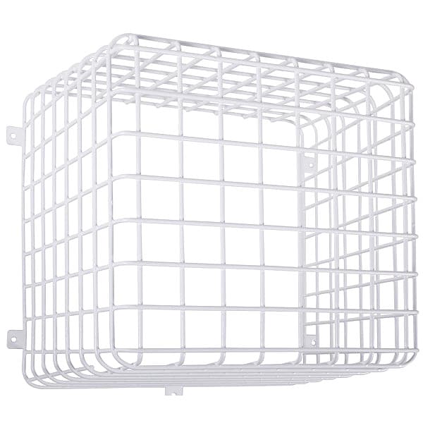 Safety Technology International White Surface Mount Wire Cage, 12" H x 12" D - STI-9730