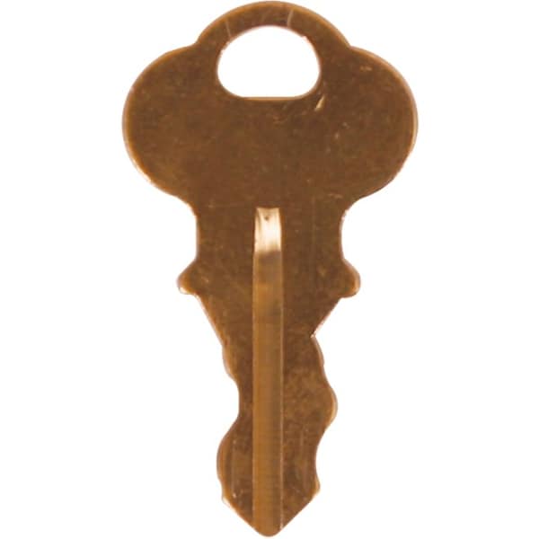Safety Technology International Key, Gold, Nickel Material, 1 1/2 in, For Use With STI-6400, STI-6402, STI-6403, STI-6404, PK2 - KIT-H19032