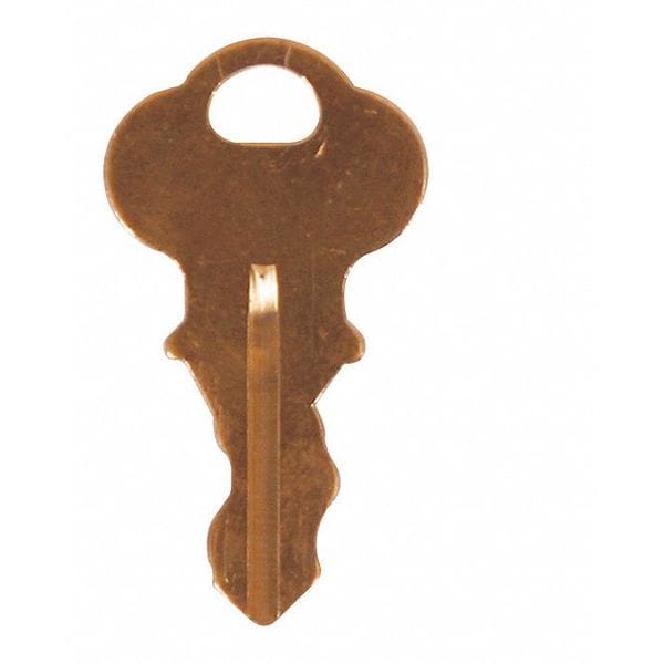Safety Technology International Key, Gold, Nickel Material, 1 1/2 in, For Use With STI-6400, STI-6402, STI-6403, STI-6404, PK2 - KIT-H19032