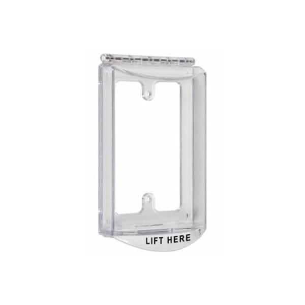Safety Technology International Clear Poly Surface Mount Protective Cover, 4-15/32 in. H - STI-6519