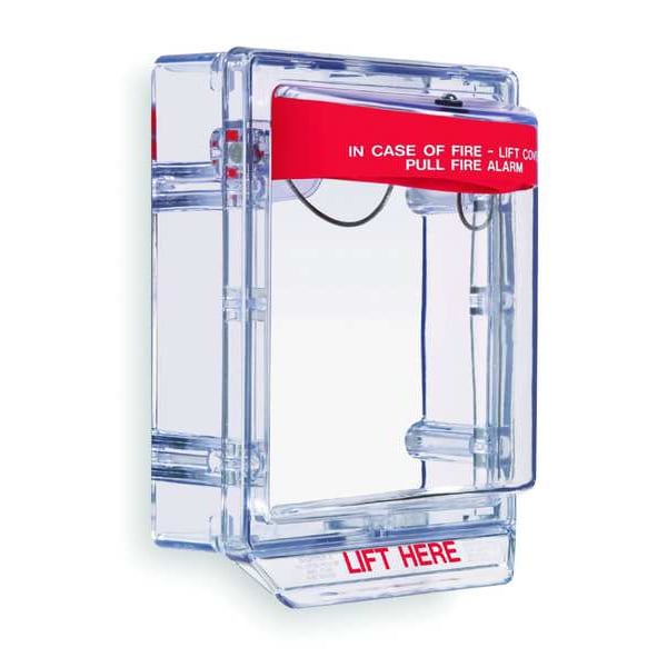 Safety Technology International Fire Alarm Protective Cover, Wall, 5-3/16D - STI-1130