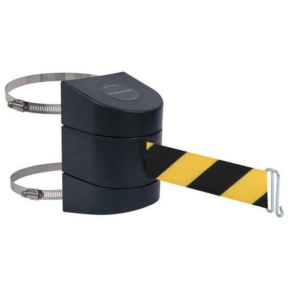 Tensabarrier Belt Barrier, Black, Belt Yellow/Black - 897-24-C-33-NO-D4X-A