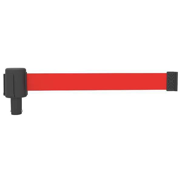 Banner Stakes Retractable Belt Head, Red, 15 ft Length, No Legend, Matte - PL4056