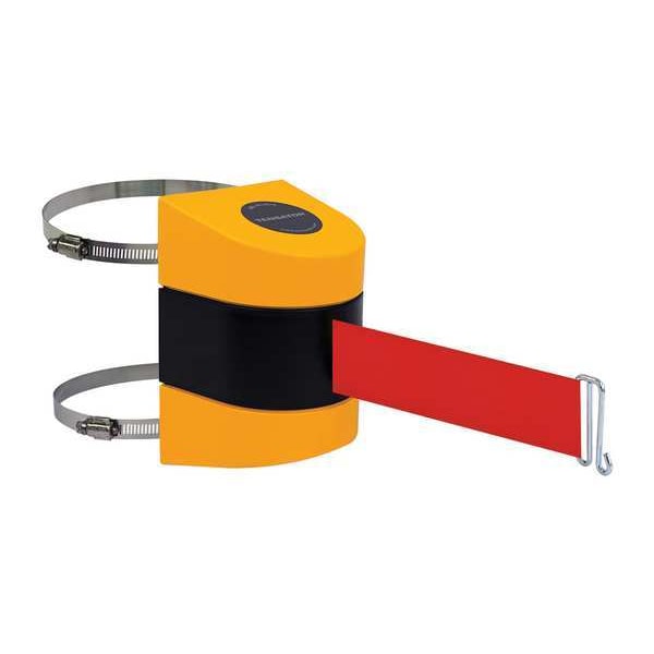 Tensabarrier Belt Barrier, Yellow, Belt Color Red - 897-30-C-35-NO-R5X-A