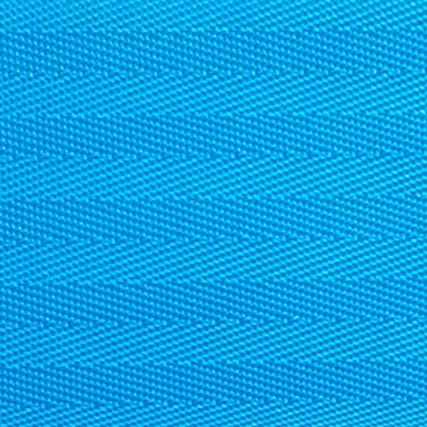 Queue Solutions WallMaster 300, Polished Chrome, 13' Light Blue Belt - WM300PC-LBL130