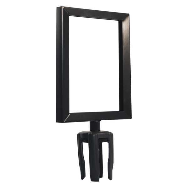 Visiontron Sign Frame, 11in.Hx8-1/2in.L, Black - FR811HDSB-CSB