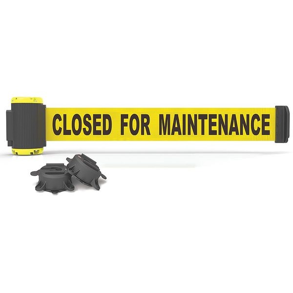 Banner Stakes Magnetic Belt Barrier, 7', Clsd for Maint - MH7006