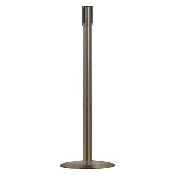 Tensabarrier Receiver Post, 38 In H, Satin Stainless - 890U-3S-3S-3S-RCV