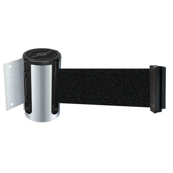 Tensabarrier Belt Barrier, Chrome, Belt Black - 896-STD-1S-STD-NO-B9X-C