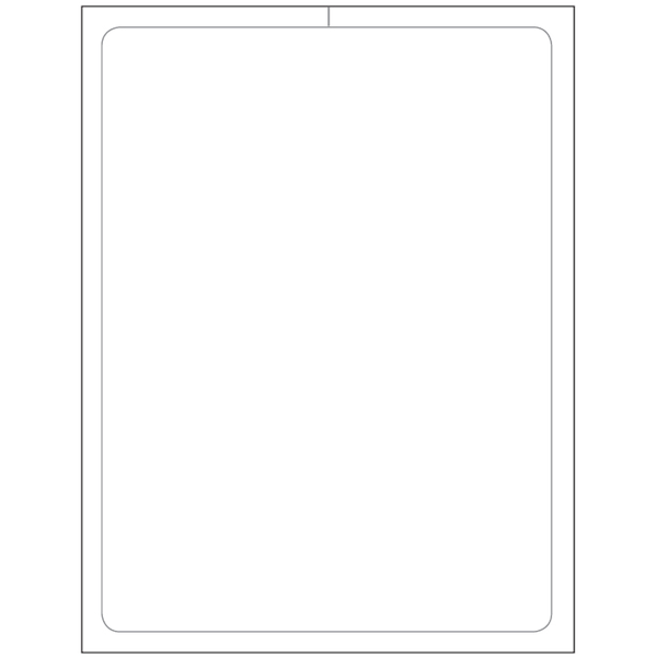 Car Dealer Depot Peel N Seal Laser WindowSticker Stock Blank, 8 1/2"X11" 4 Sided Seal Pk - 8300