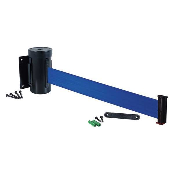 Retracta-Belt Wall Barrier, 10ft Blue Belt - WM700SB-BL-RE