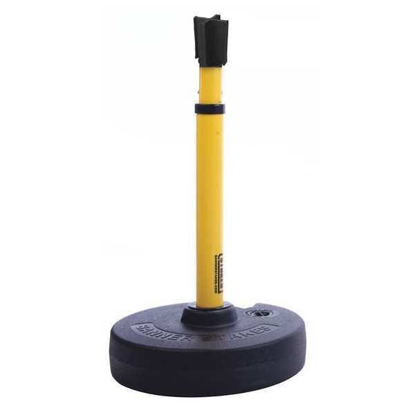 Banner Stakes Retrctble Belt Barrier, 15ft Belt, Orng - PL4120