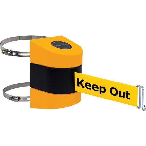 Tensabarrier Belt Barrier, Yellow, Belt Color Yellow - 897-24-C-35-NO-YDX-A