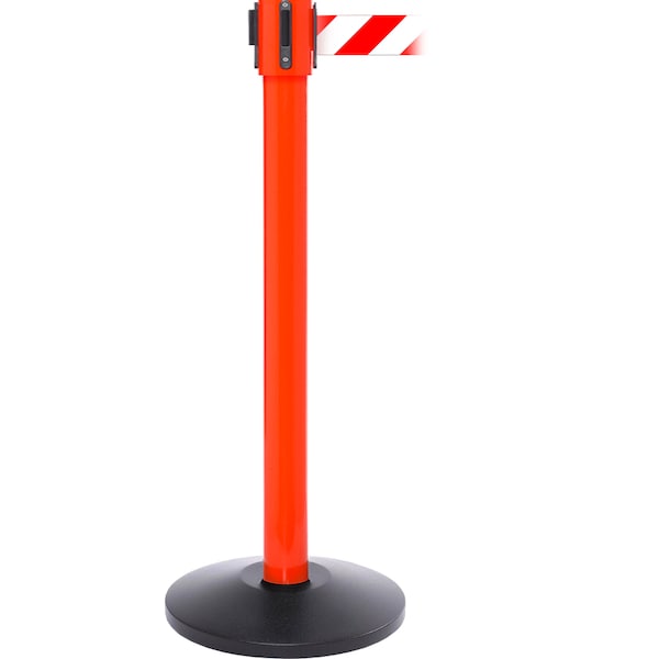 Queue Solutions SafetyPro Twin 330, Red, 25' Red/White NO ENTRY Belt - SPRO335R-RWN250
