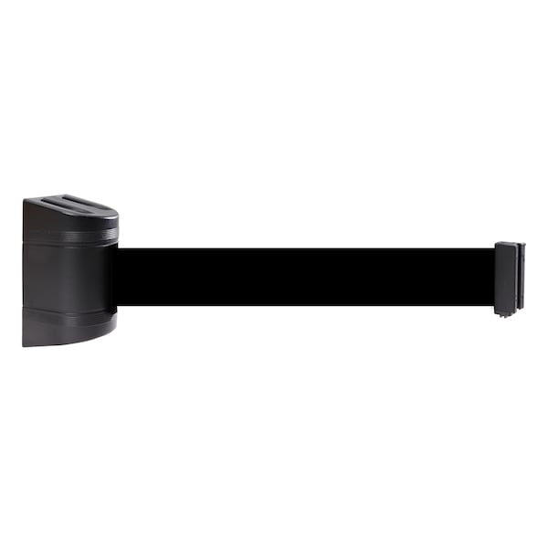 Queue Solutions WallPro 300, Black, 10' Yellow/Black OUT OF ORDER Belt - WP300B-YBO100