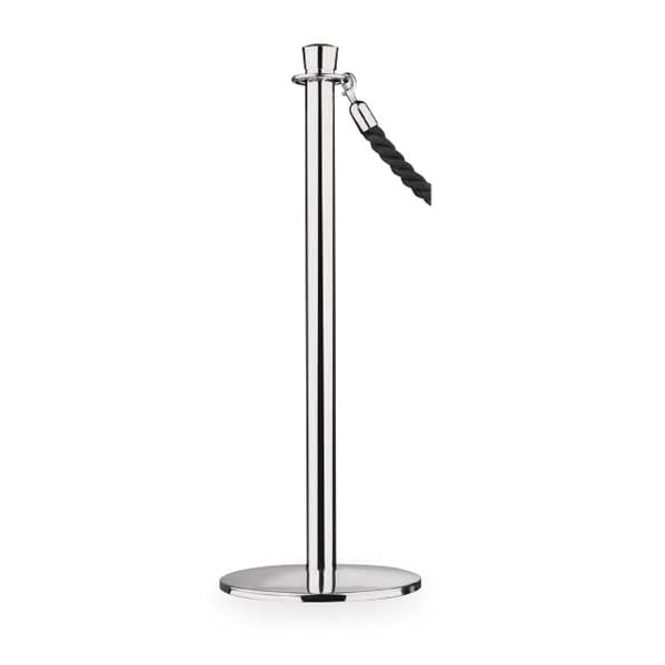 Lawrence Metal Urn Top Rope Post, Satin Chrome - 310U-1S-NOT