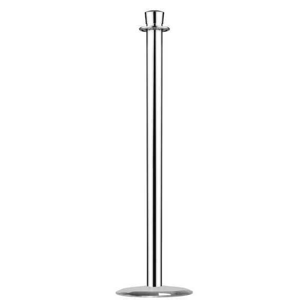 Lawrence Metal Urn Top Rope Post, Satin Chrome - 310U-1S-NOT