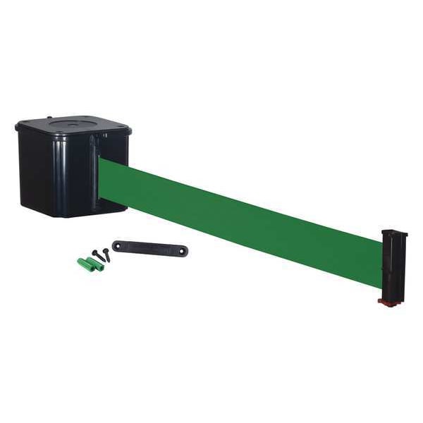 Retracta-Belt Retractable Belt Barrier, 30 ft., Green - WM412SB30-GN-RE
