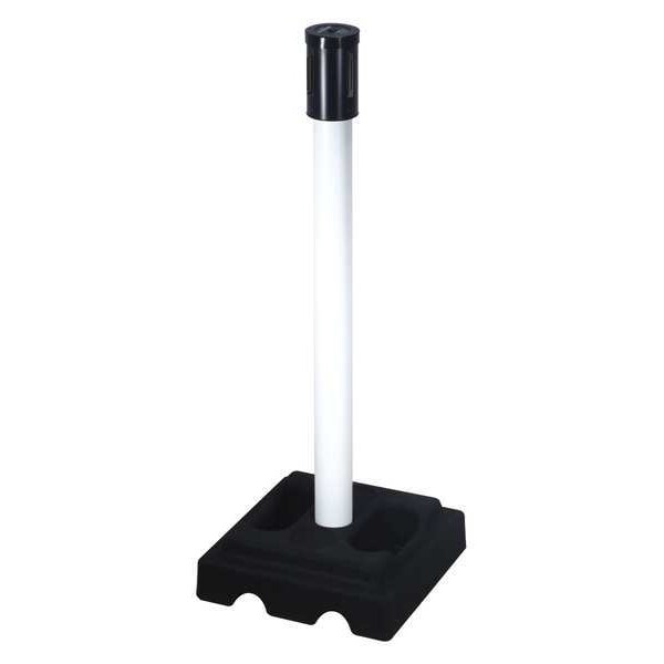 Retracta-Belt Outdoor PVC Post, Receiver/No Belt - 322PWH-RCV