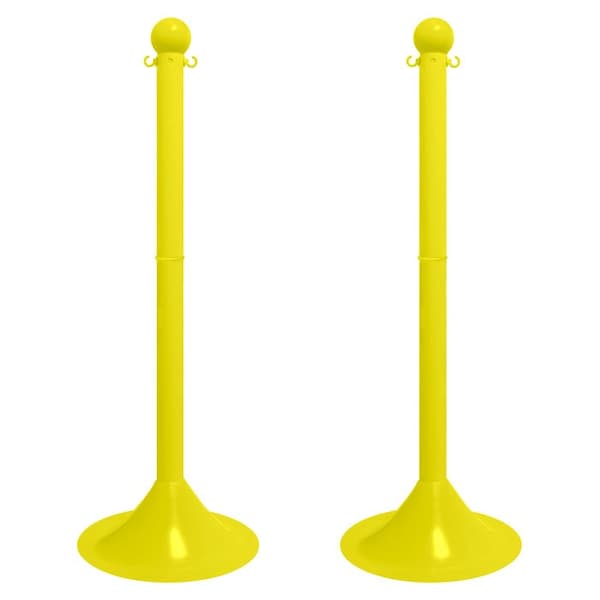 Mr. Chain Red Medium Duty Stowable Stanchion, 6PK - 93705-6