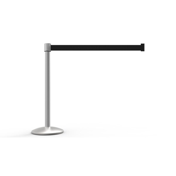 Banner Stakes Retractable Belt Barrier, 7 ft Length, 7 ft Length, Matte - AL6108M