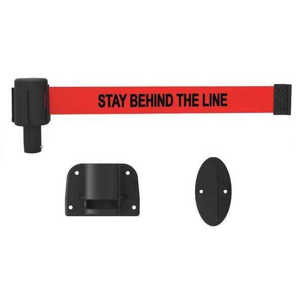 Banner Stakes Belt Barrier, Matte, Red Belt - PL4125