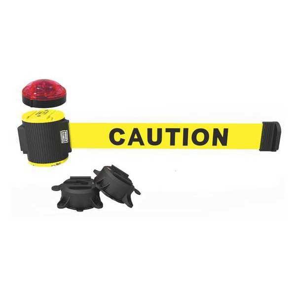 Banner Stakes Belt Barrier, Matte, Yellow Belt - MH5001L