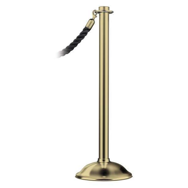 Lawrence Metal Contemp Top Post, Satin Brass, Traditional - 314T-2S-TAP