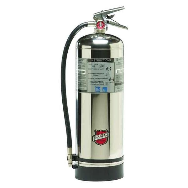 Buckeye Fire Equipment Fire Extinguisher, 2.5 gal Capacity, Class A , UL Rating2A , Water 48 to 52 sec, Discharge Time: - 50000