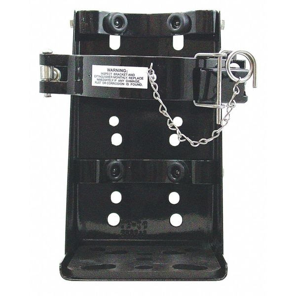 Kidde Fire Extinguisher Mounting Bracket, Steel, For 10 lb Tank Weight, For Use With PROPLUS10, PRO10TCM - 366242