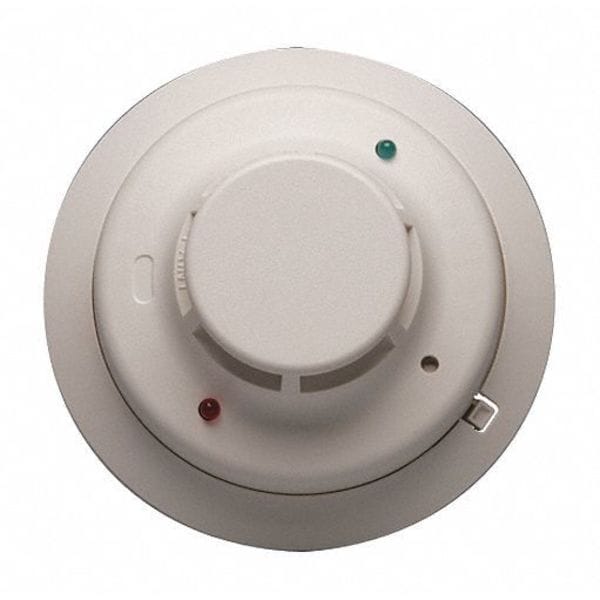 System Sensor Smoke Alarm, Hardwired, Photoelectric Sensor, Audible Alert, Volume Level 85 dB at 10 ft - 2W-B