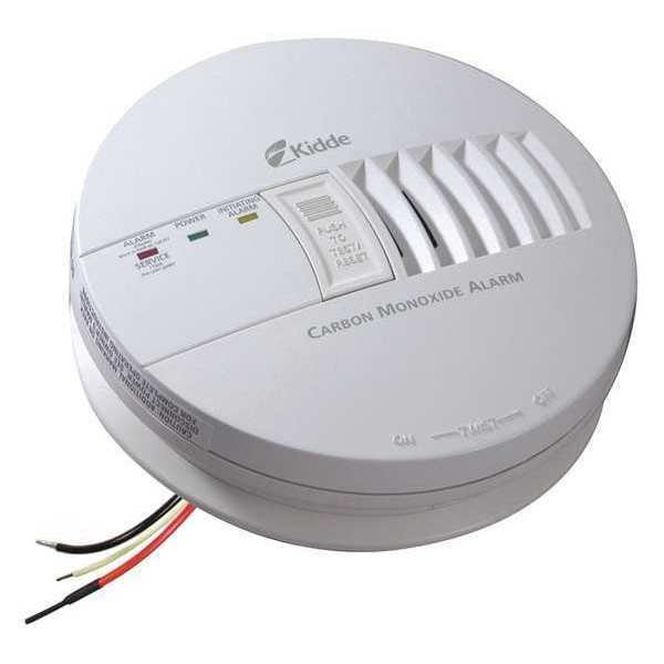 Kidde Carbon Monoxide Alarm, 85 dB @ 10 ft, 120V AC, 9V, Electrochemical Battery Backup: Yes - KN-COB-IC