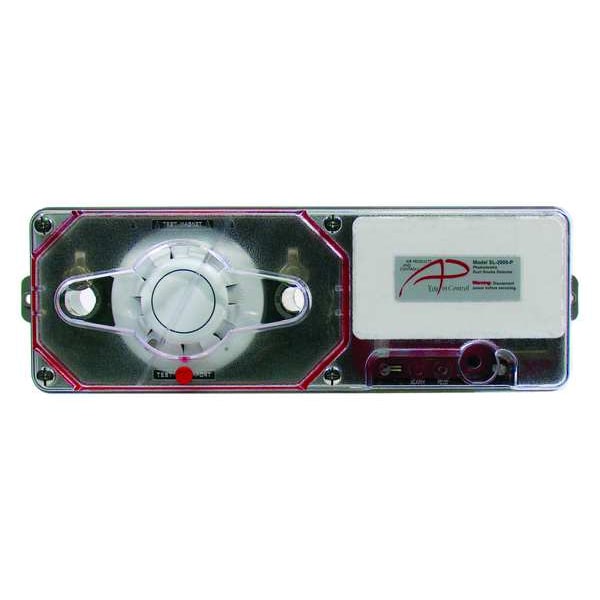 Air Products & Controls Duct Smoke Detector, Photoelectric, Universal, Air Velocity (FPM) 100 to 4000, 2 1/4 in Depth - SL-2000-P
