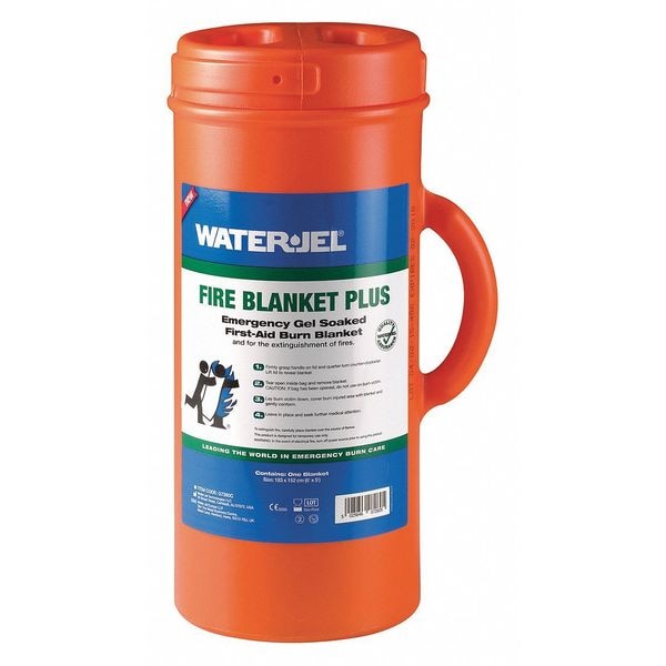 Waterjel Fire Blanket, First Aid Gel-Coated, Wool, 6 ft x 5 ft, Tan Blanket Color - G7260C-4.69.000