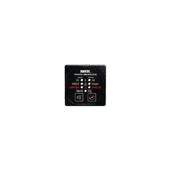Fireboy Propane Fume Detector, Dual Channel w/Solenoid Valve Control & 2 Sensor - P-2BS-R