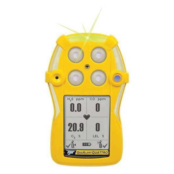 Honeywell Bw Repl Gas Detector Front Enclosure, Yellow - QT-FC1