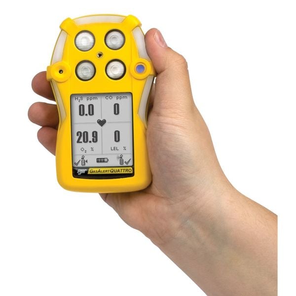 Honeywell Bw Repl Gas Detector Front Enclosure, Yellow - QT-FC1
