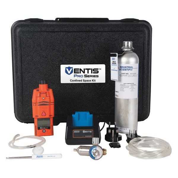 Industrial Scientific Ventis Pro5 Multi-Gas Detector, Audible, Vibrating, Visual, LCD, 18 hr Battery Life - V5K-KJ6Y2111101