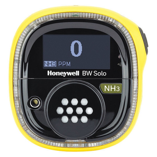 Honeywell Single-Gas Detector, Audible, Vibrating, Visual, 1 yr Battery Life - BWS1-A2-Y