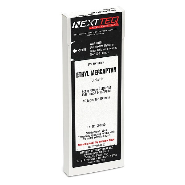 Nextteq Detector Tube, For Ethyl Mercaptan - NX156MH