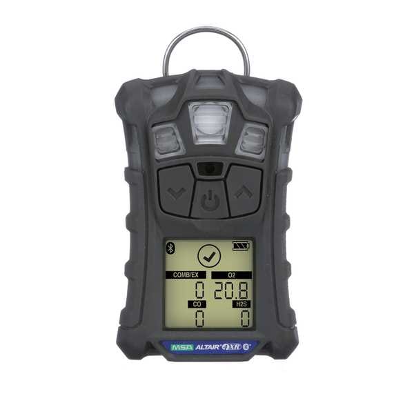 Msa Safety ALTAIR 4XR Multi-Gas Detector, Audible, LCD, 1 day Battery Life - 10178560