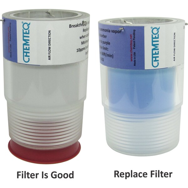 Chemteq Filter Change Indicator 3 for Ammonia Vapor - 433