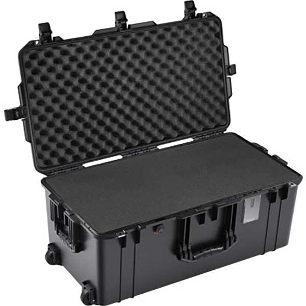 Pelican Pelican Aircase w Foam, 9.72 in, PrPu, Blk - 016260-0000-110