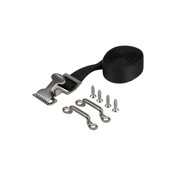 Sea-Dog Sea-Dog 359995-1 Nylon Gas Tank Strap Kit - 6" x 1" Strap - 359995-1
